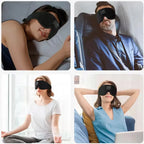 Bluetooth Sleep Mask with Built-In Headphones – White Noise, Music & Total Blackout Comfort
