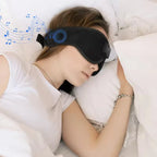 Bluetooth Sleep Mask with Built-In Headphones – White Noise, Music & Total Blackout Comfort